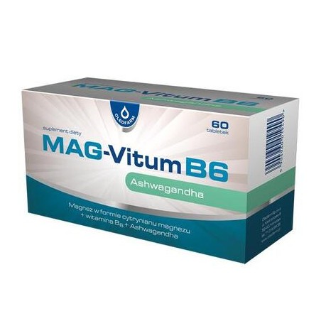  Mag-Vitum B6 Ashwagandha, 60 tabletek 