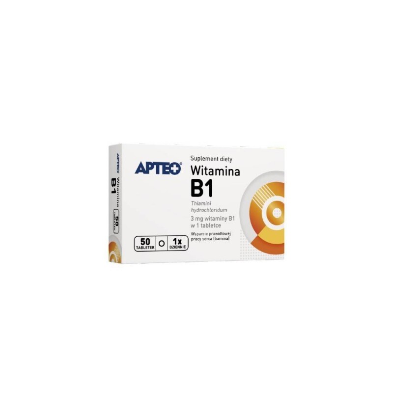 Witamina B1 APTEO tabl. 3 mg. 50 tabl. 