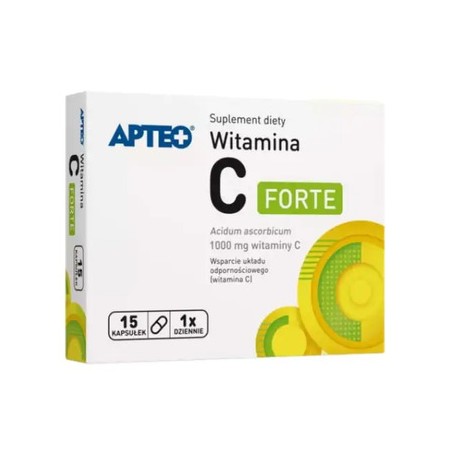  Witamina C Forte APTEO kaps.twarde 15kaps. 