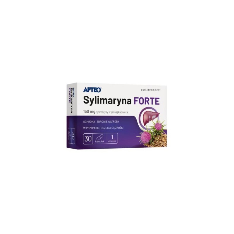 Sylimaryna Forte Apteo, 30 kapsułek 