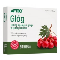 Głóg Apteo, 30 tabletek powlekanych