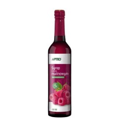 Syrop o smaku malinowym Apteo, 430 ml