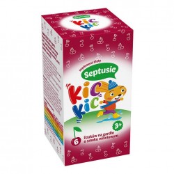 Septusie Kic Kic, smak wiśniowy, 6 lizaków