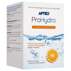 ProHydro Apteo o smaku pomarańczowym, 10 saszetek