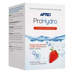 ProHydro Apteo o smaku truskawkowym, 10 saszetek