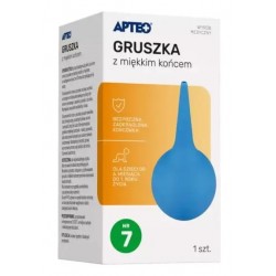 Gruszka z miękkim końcem nr 7 (75ml) Apteo, 1 sztuka