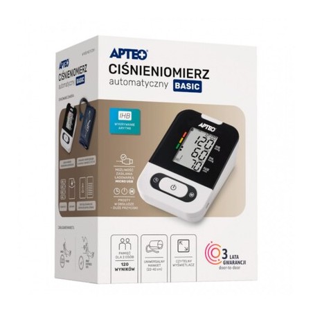 APTEO Ciśnieniomierz automatyczny Basic, 1 sztuka