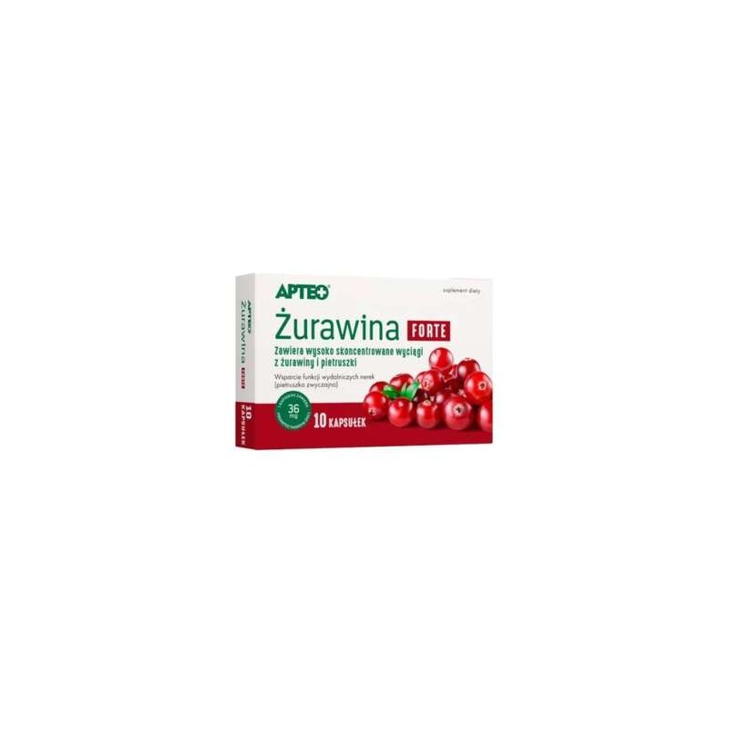 Żurawina Forte Apteo, 10 kapsułek 