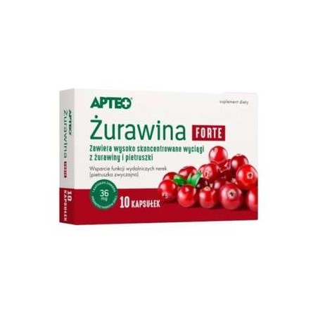 Żurawina Forte Apteo, 10 kapsułek