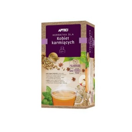 Herbatka dla kobiet karmiących Apteo, 20 saszetek