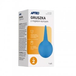 Gruszka z miękkim końcem nr 2 (25ml) Apteo, 1 sztuka