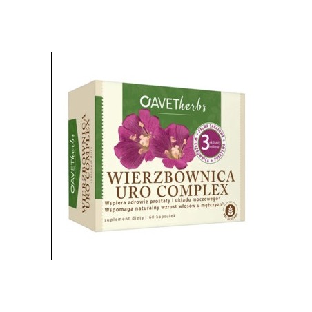  Wierzbownica Uro Complex Avet Herbs, 60 kapsułek 