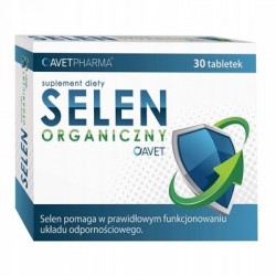 Avet Selen organiczny, 30 tabletek