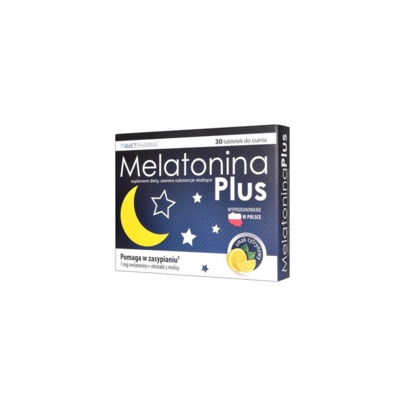 Melatonina Plus, 30 tabletek do ssania 