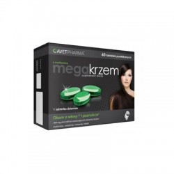 AvetPharma Mega Krzem z metioniną, 60 tabletek