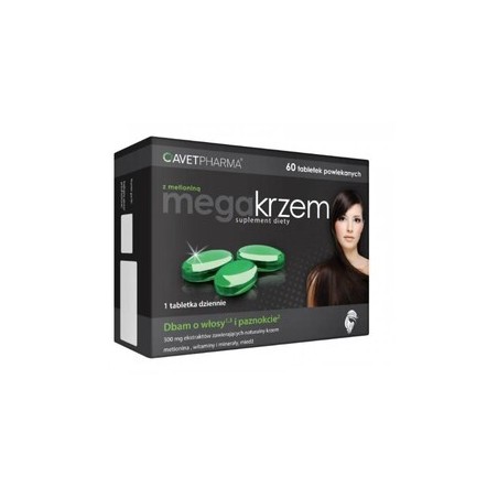 AvetPharma Mega Krzem z metioniną, 60 tabletek