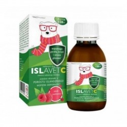 AvetPharma Islavet C, dla dzieci od 3 roku i dorosłych, smak malinowy, 120 ml