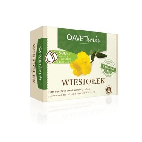  Avet Herbs Wiesiołek, 60 kapsułek 