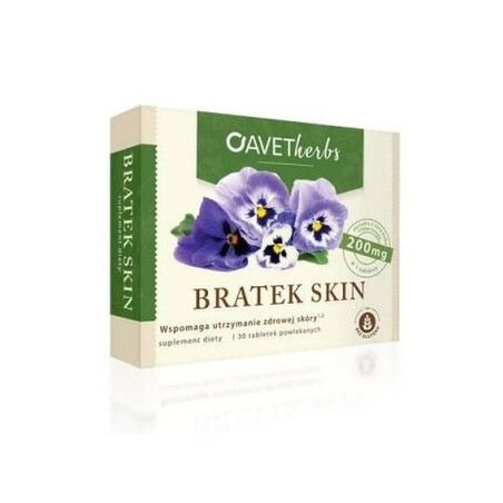 Avet Herbs Bratek Skin, 30 tabletek