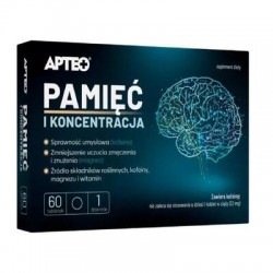 Pamięć i koncentracja APTEO tabl. 60 tabl.