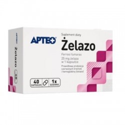 Żelazo Apteo, 40 kapsułek
