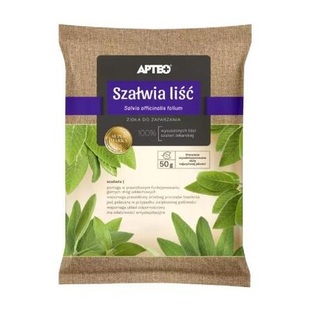 Szałwia liść APTEO, 50 g