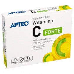 Witamina C 1000 mg APTEO, 10 blistrów x 15 kapsułek