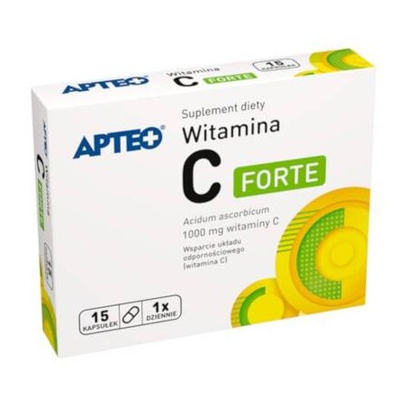 Witamina C 1000 mg APTEO, 10 blistrów x 15 kapsułek