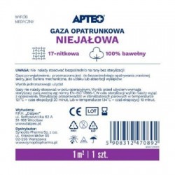 Gaza opatrunkowa niejałowa 1m2, 1 sztuka