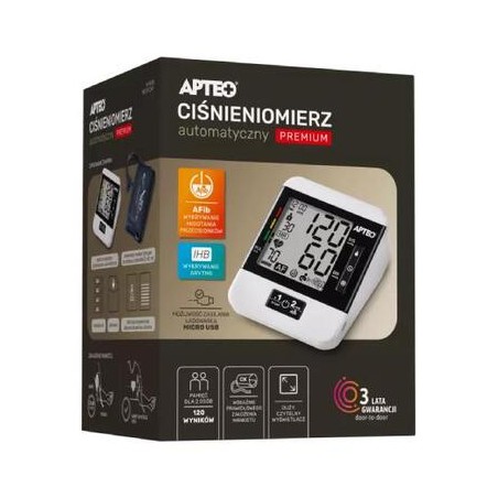 Ciśnieniomierz automatyczny APTEO Premium AFIB, 1 sztuka