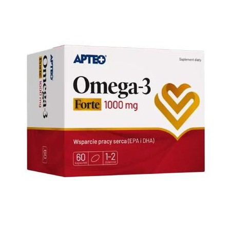  Omega-3 1000mg APTEO kaps. 1g 60 kaps. 