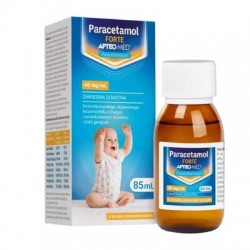 Paracetamol Forte Apteo Med 40mg/ml zawiesina doustna o smaku pomarańczowym, 85 ml
