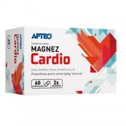 Magnez + wit. B6 cardio APTEO  60 kaps