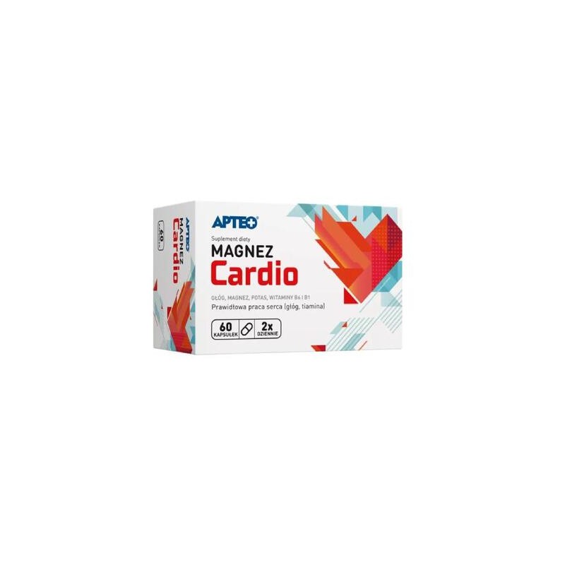 Magnez + wit. B6 cardio APTEO  60 kaps 