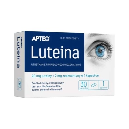  Apteo Luteina, 30 kapsułek 