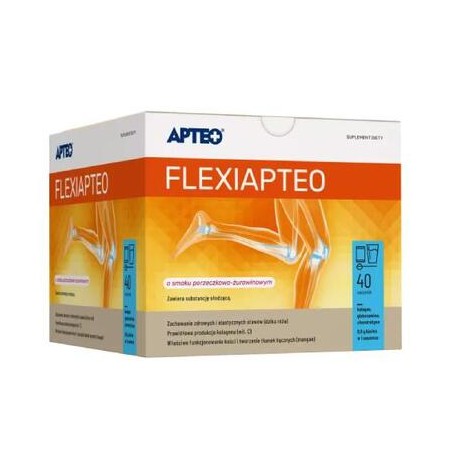  Apteo FlexiAPTEO o smaku porzeczkowo-żurawinowym, 40 saszetek 