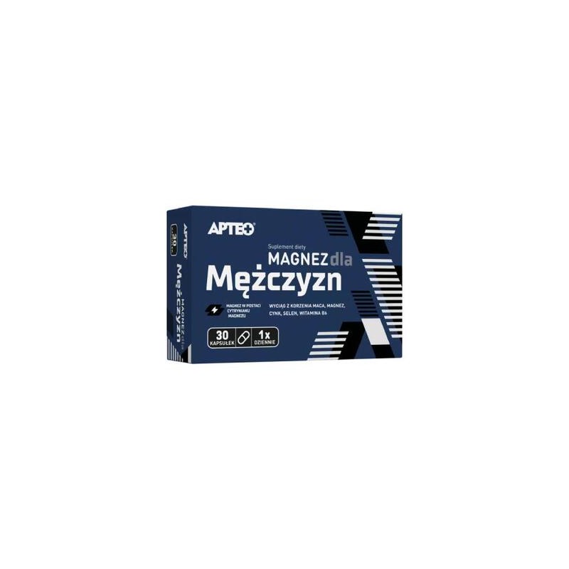Magnez dla mężczyzn APTEO kaps. 30 kaps. 