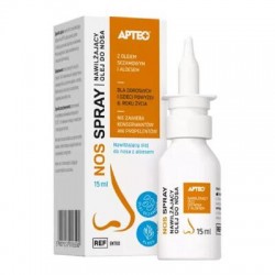 Nos Spray Nawilżający olej do nosa Apteo, 15 ml