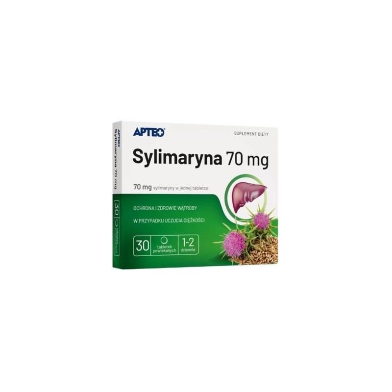 Sylimaryna 70 mg APTEO tabl.powl. 30tabl. 