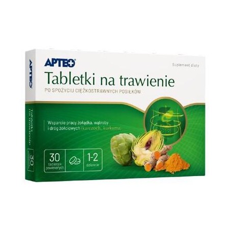 Tabletki na trawienie APTEO 30 tabl.