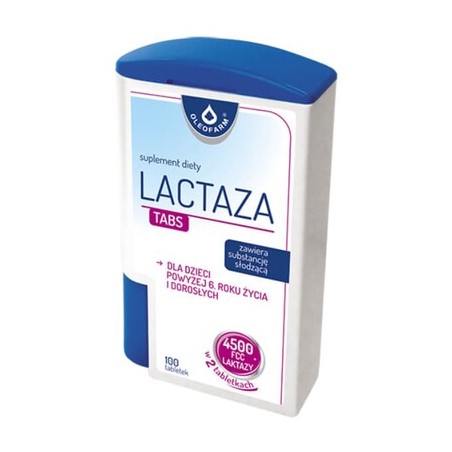  Lactaza Tabs, 100 tabletek 
