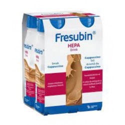 Fresubin Hepa Drink, preparat odżywczy, smak cappuccino, 4 x 200 ml