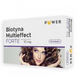 Puwer Biotyna Multieffect Forte 10 mg, 30 tabletek