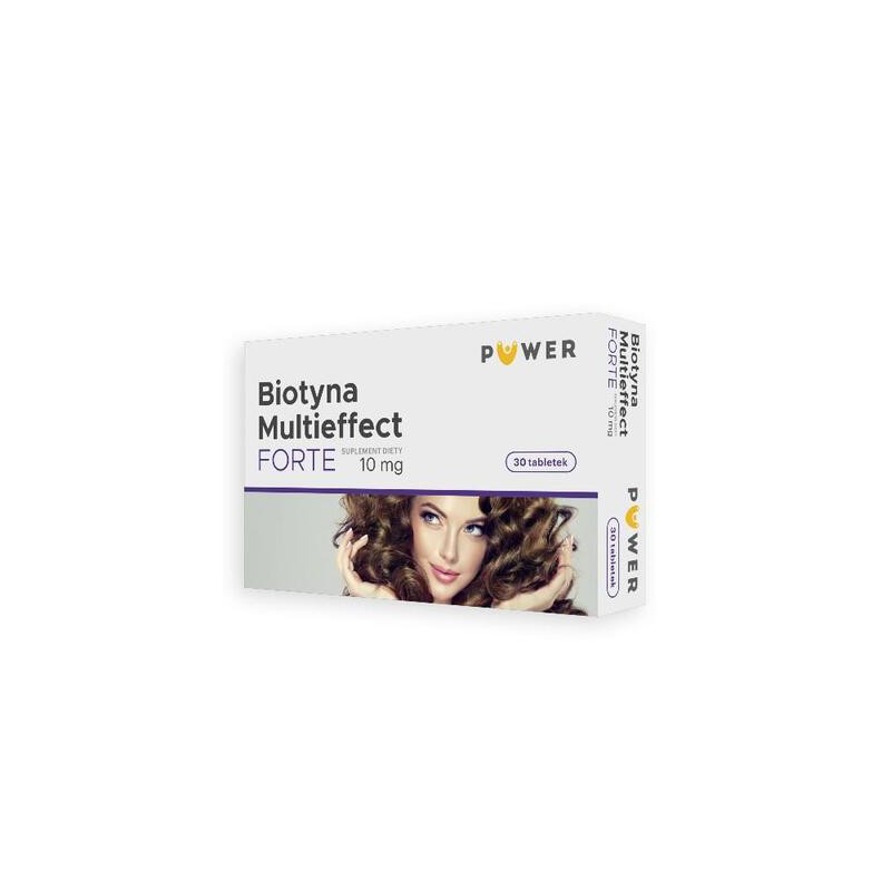 Puwer Biotyna Multieffect Forte 10 mg, 30 tabletek 