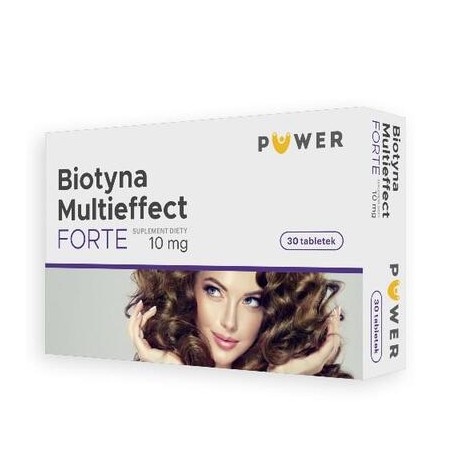 Puwer Biotyna Multieffect Forte 10 mg, 30 tabletek