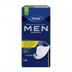Tena Men Active Fit, wkładki anatomiczne dla mężczyzn, Level 2, 20 sztuk