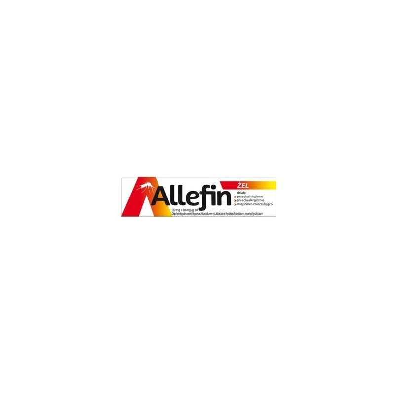 Allefin, (20 mg + 10 mg)/g, żel, 30 g 