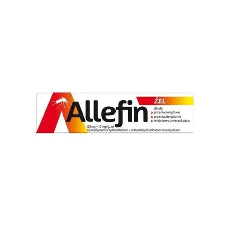 Allefin, (20 mg + 10 mg)/g, żel, 30 g