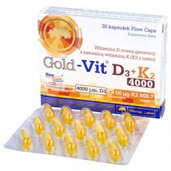 Olimp Gold-Vit D3 + K2 4000 IU, 30 kapsułek