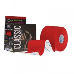 Rea Tape Classic, taśma kinezjologiczna, czerwona, 5 cm x 5 m